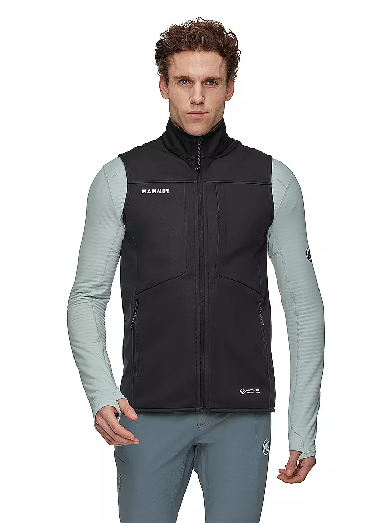 MAMMUT | Chaleco Softshell Ultimate VIII para hombre | Negro