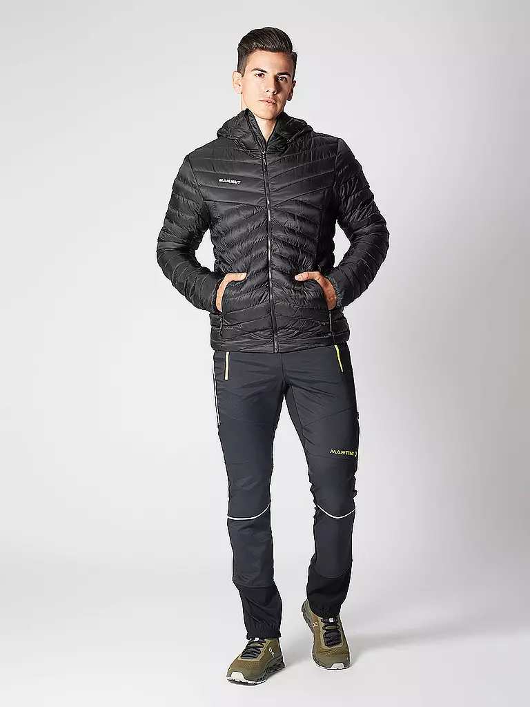 MAMMUT | Chaqueta con capucha y aislamiento Albula IN para hombre | Negro