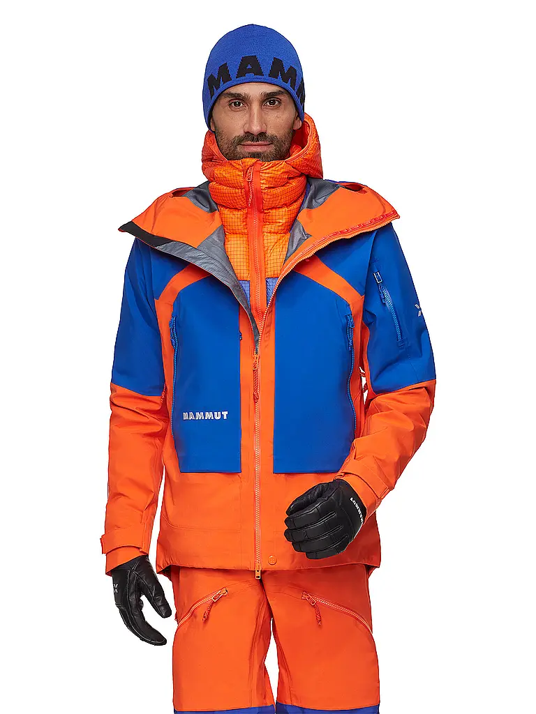 MAMMUT | Chaqueta de esquí de travesía para hombre Eiger Nordwand Pro 3L GTX HS con capucha |