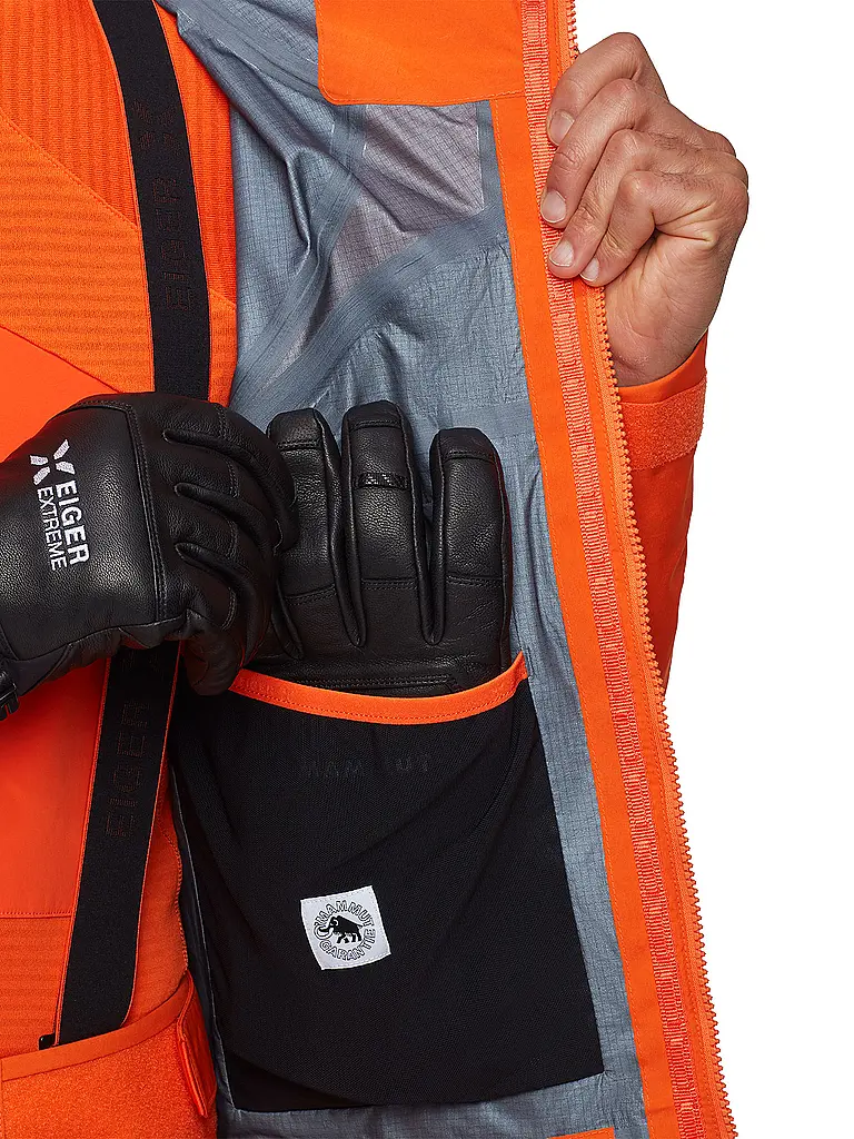 MAMMUT | Chaqueta de esquí de travesía para hombre Eiger Nordwand Pro 3L GTX HS con capucha |