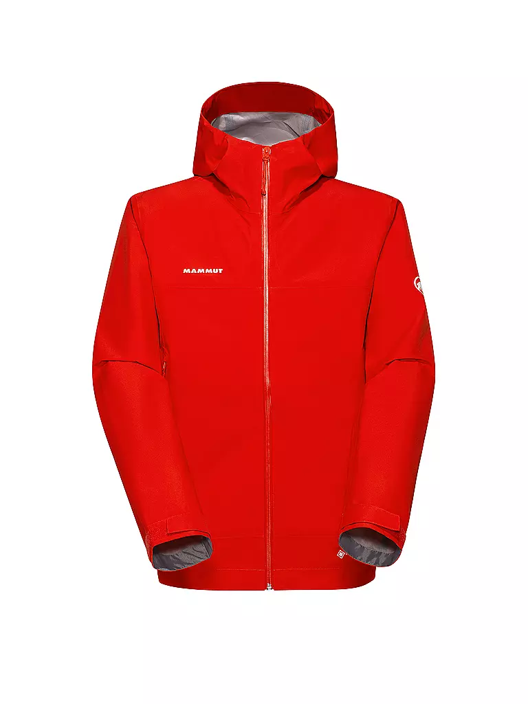 MAMMUT | Chaqueta de senderismo para hombre Crater Light 3L GTX con capucha | Rojo