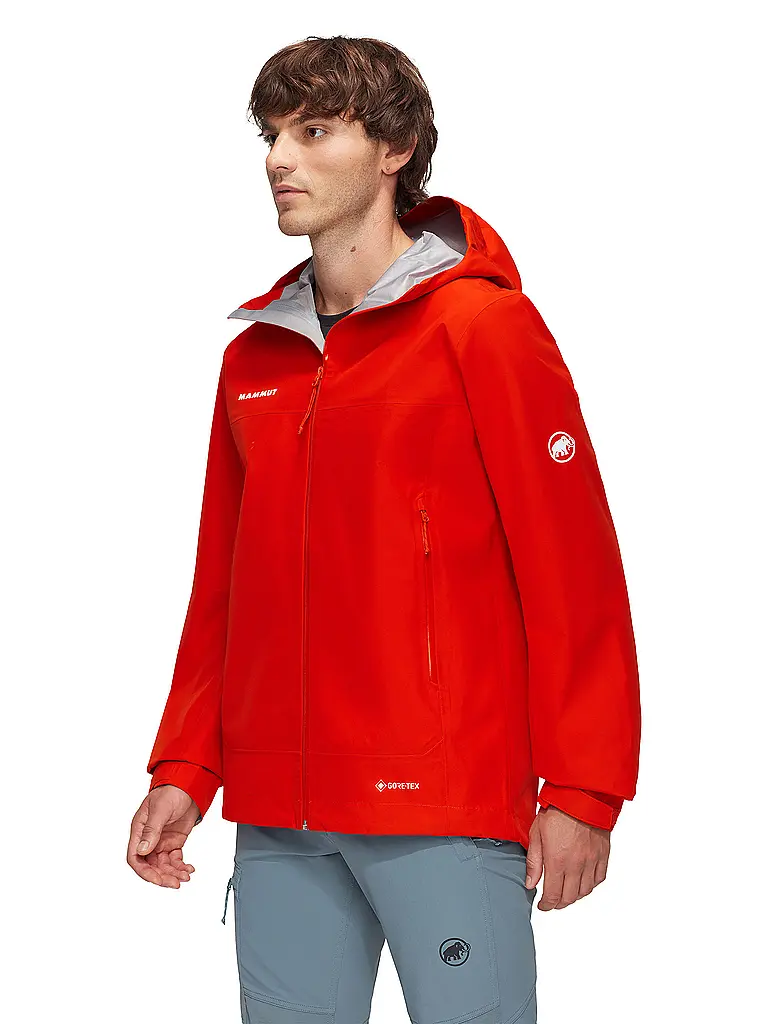 MAMMUT | Chaqueta de senderismo para hombre Crater Light 3L GTX con capucha |