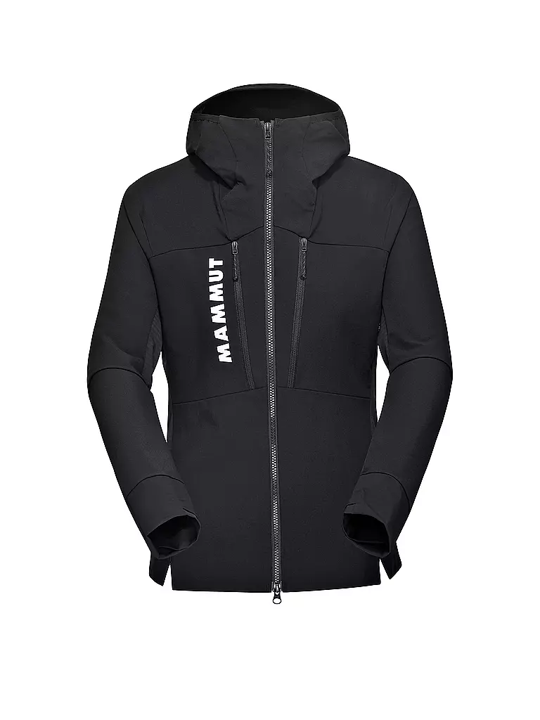MAMMUT | Chaqueta híbrida softshell con capucha Aenergy SO para mujer | Negro