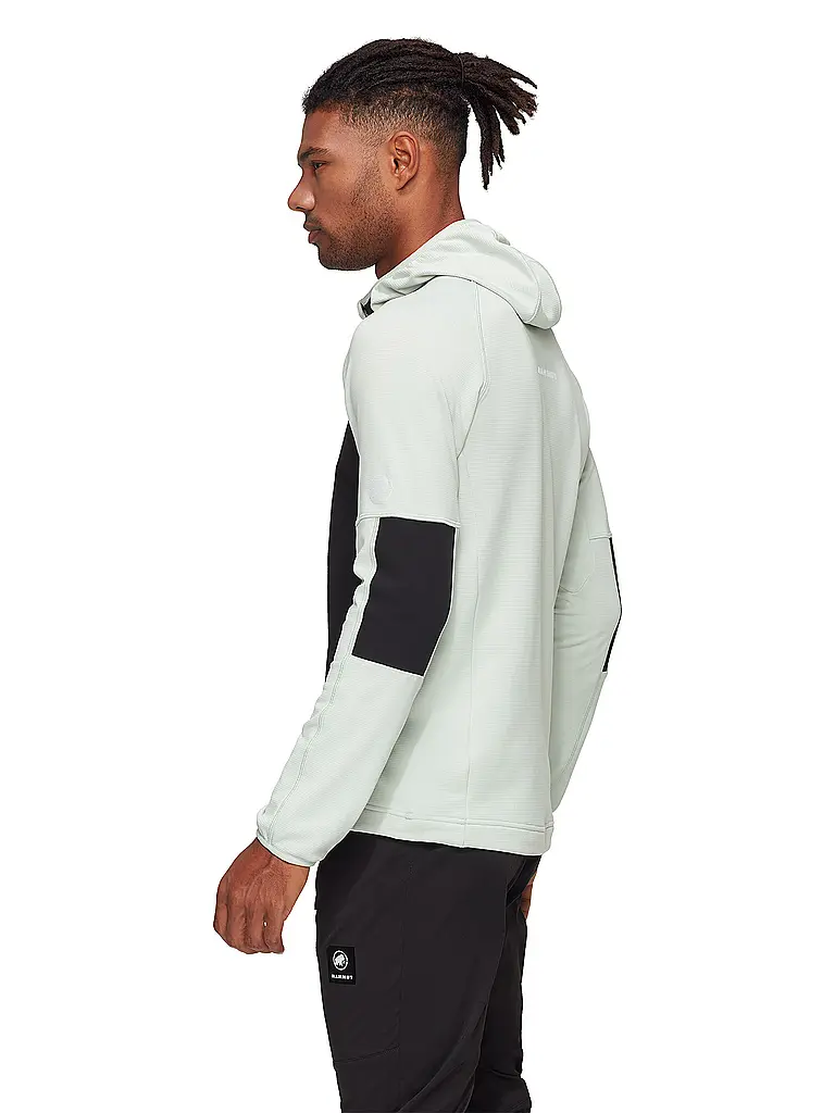 MAMMUT | Chaqueta polar con capucha Massone para hombre | Verde claro