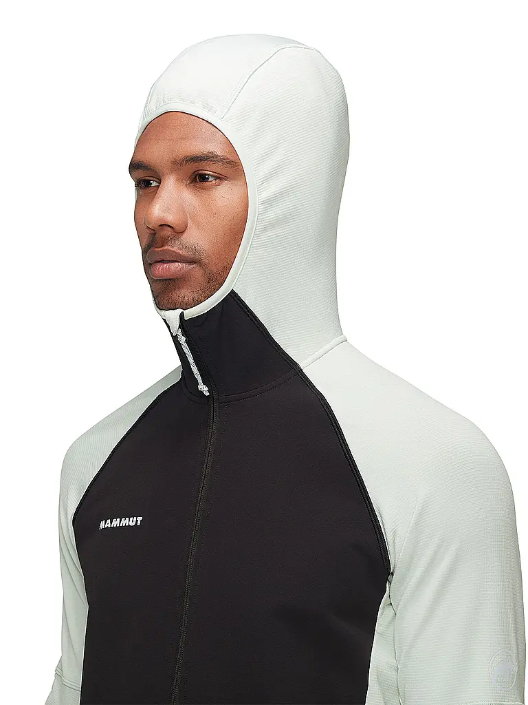 MAMMUT | Chaqueta polar con capucha Massone para hombre | Verde claro