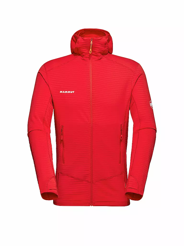 MAMMUT | Chaqueta polar para hombre Taiss Light ML Hoodie | Rojo