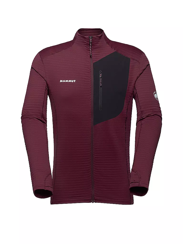 MAMMUT | Chaqueta polar para hombre Taiss Light ML | Rojo oscuro
