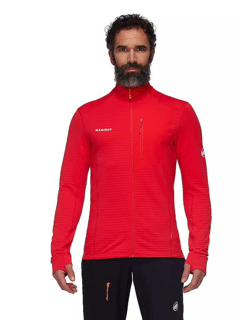 MAMMUT | Chaqueta polar para hombre Taiss Light ML | Rojo