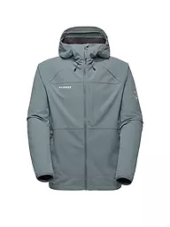 MAMMUT | Chaqueta softshell para hombre Ultimate Comfort Hoodie | Plata