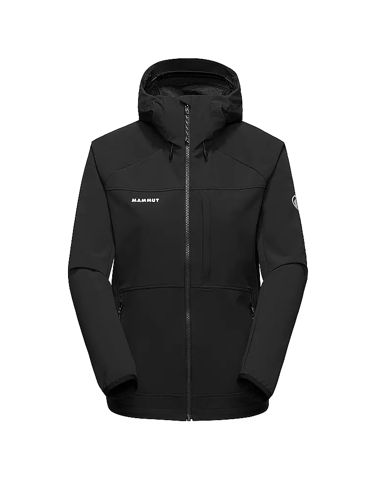 MAMMUT | Chaqueta softshell para mujer Ultimate Comfort | Negro