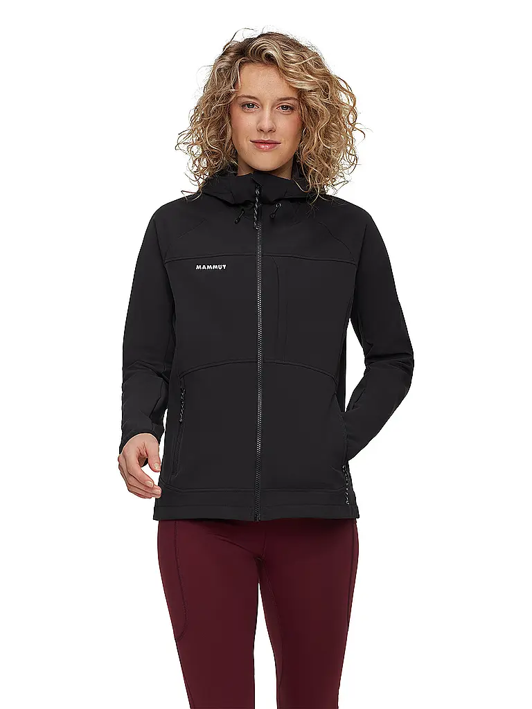 MAMMUT | Chaqueta softshell para mujer Ultimate Comfort | Negro