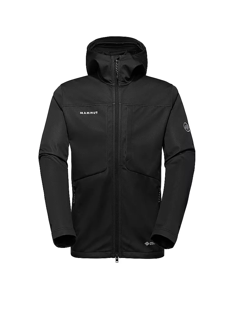MAMMUT | Chaqueta Softshell Ultimate VIII Hoodie para hombre | Negro