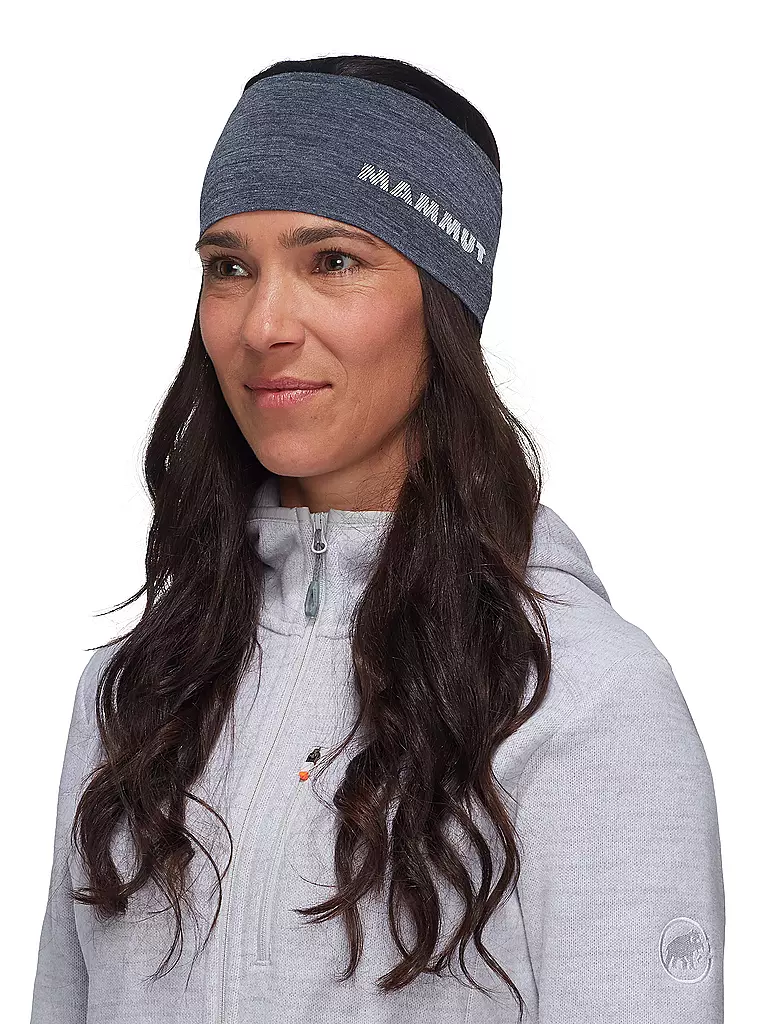 MAMMUT | Cinta para la cabeza Tree Wool | Azul oscuro