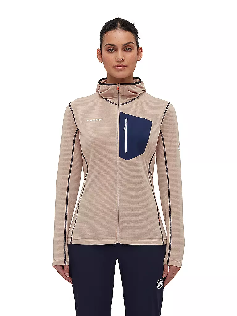 MAMMUT | Damen Fleecejacke Aenergy Light Polartec Hoodie | Azul oscuro