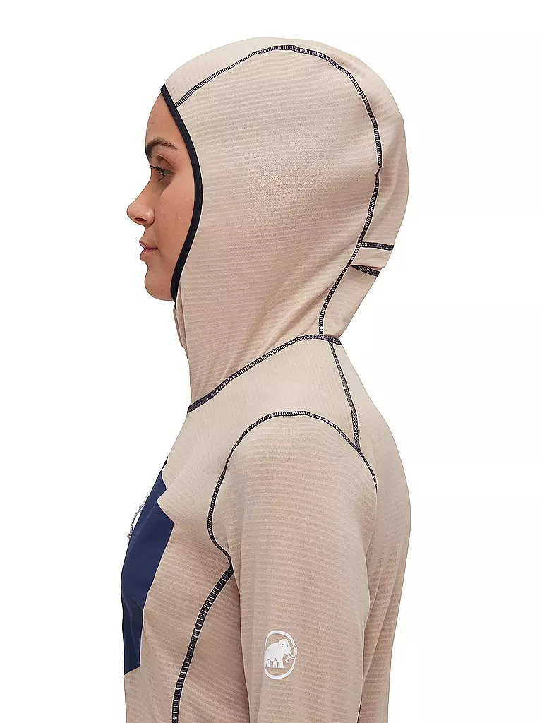 MAMMUT | Damen Fleecejacke Aenergy Light Polartec Hoodie | Azul oscuro