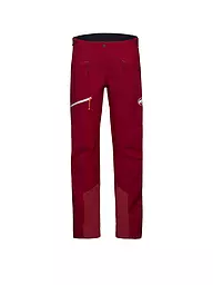 MAMMUT | Damen Touren Softshellhose Taiss Guide mit Schneegamasche | Rojo oscuro