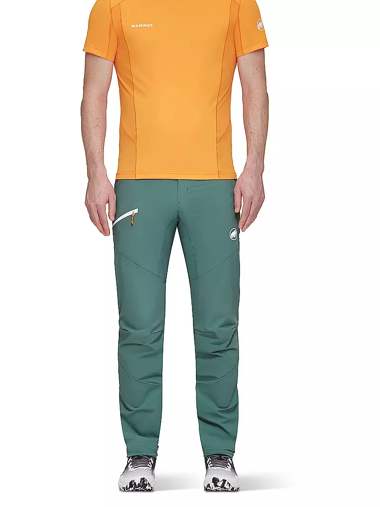 MAMMUT | Herren Softshell Wanderhose Aenergy Light SO | Verde oscuro