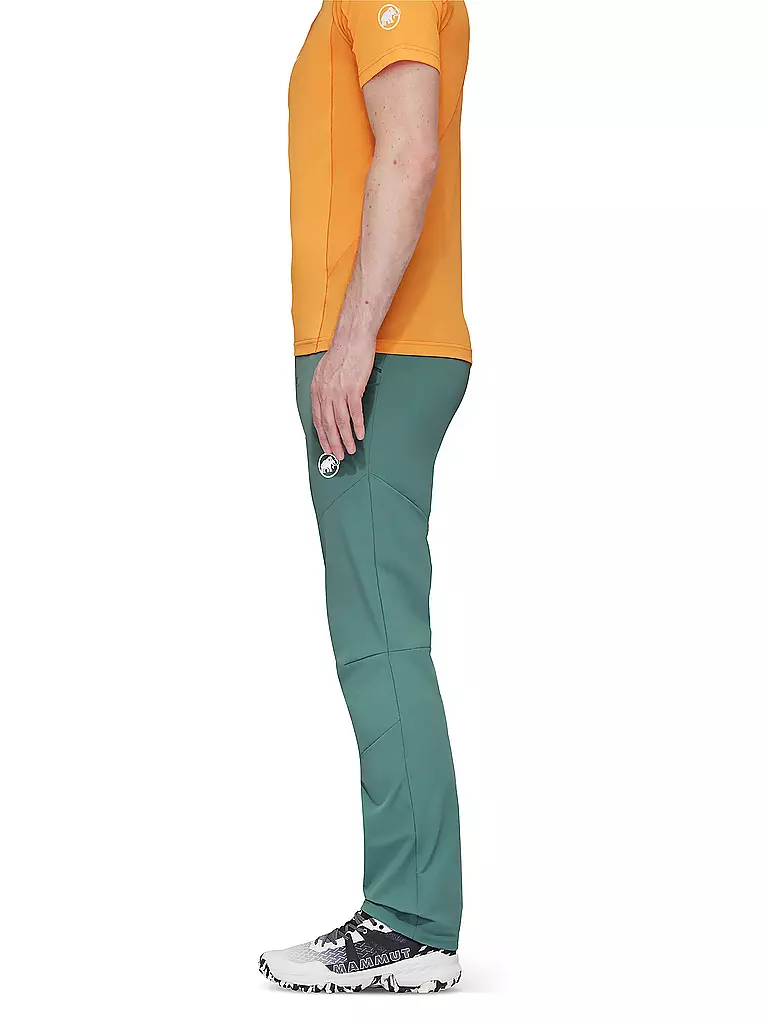 MAMMUT | Herren Softshell Wanderhose Aenergy Light SO | Verde oscuro