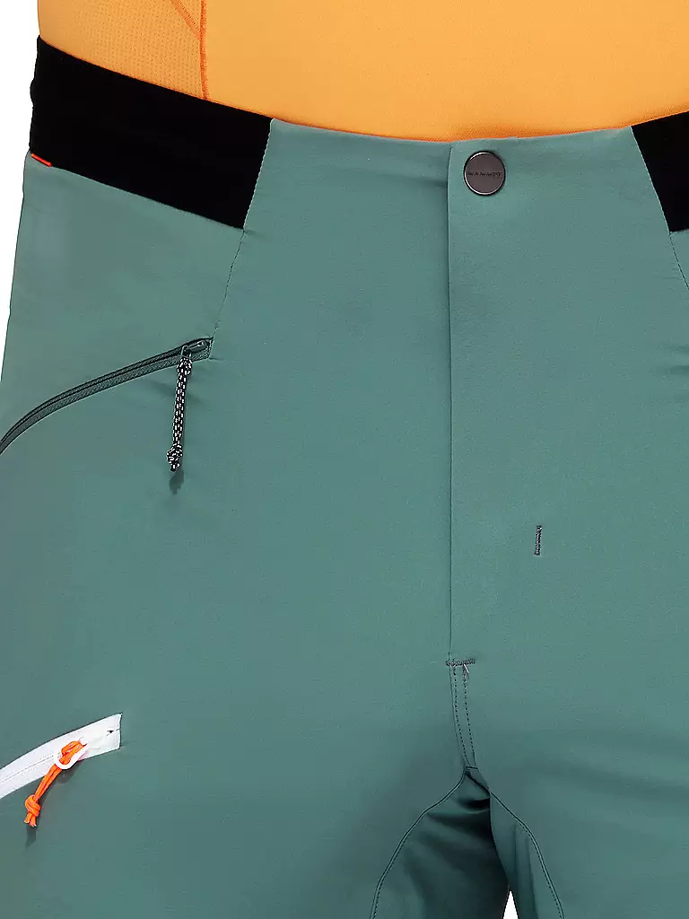 MAMMUT | Herren Softshell Wanderhose Aenergy Light SO | Verde oscuro