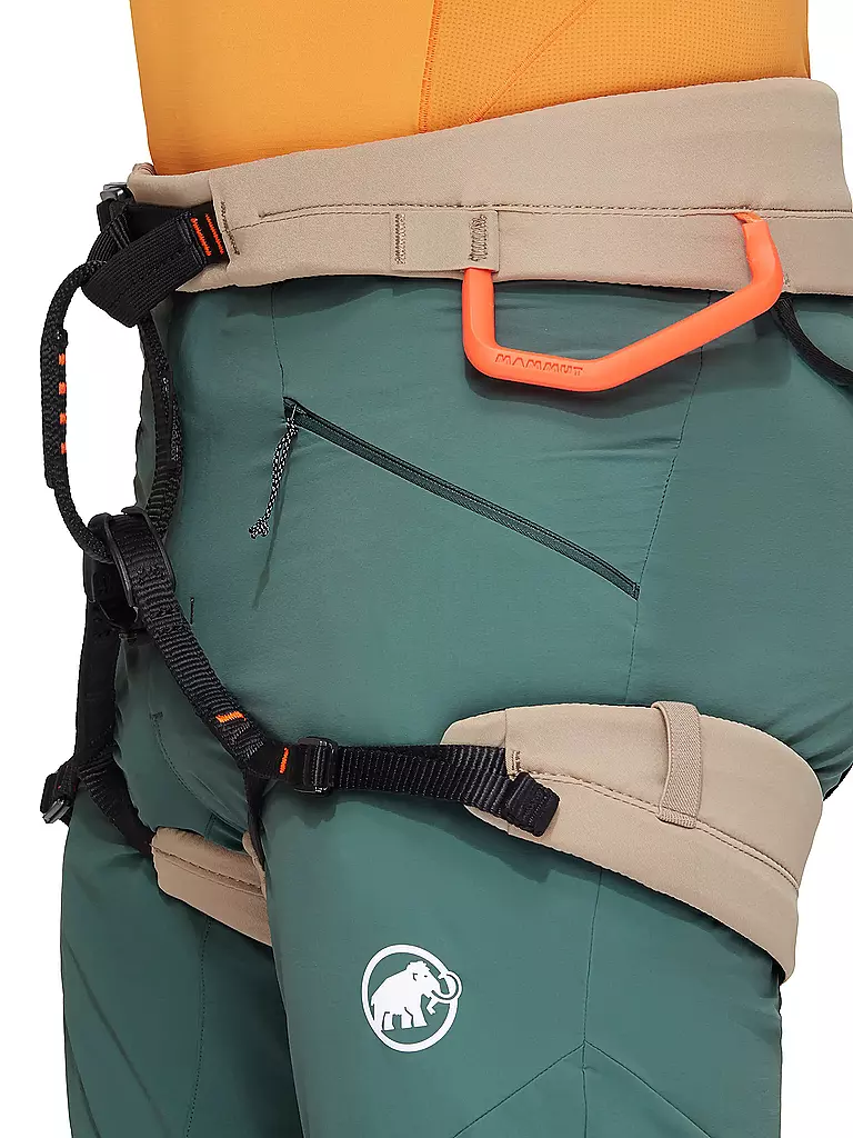 MAMMUT | Herren Softshell Wanderhose Aenergy Light SO | Verde oscuro