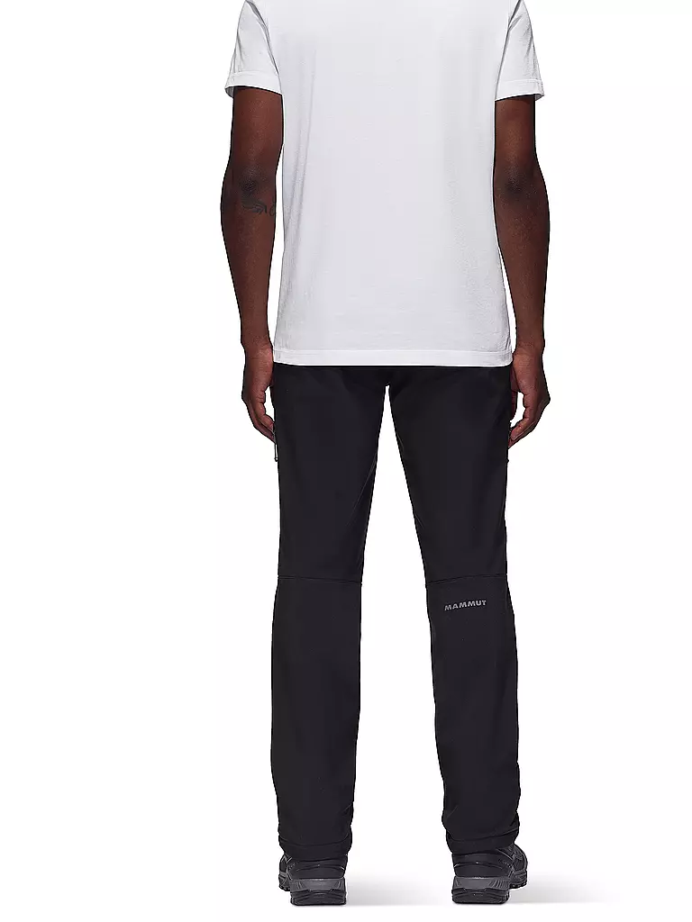 MAMMUT | Herren Softshell Wanderhose Rundbold Winter | Negro