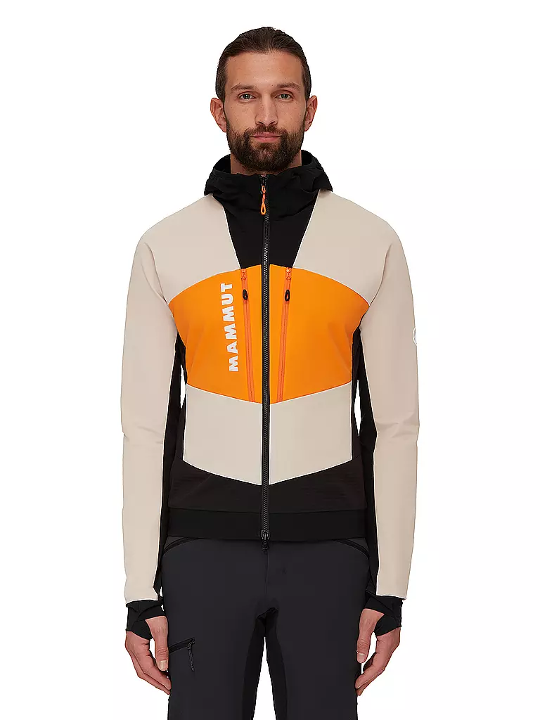 MAMMUT | Herren Touren Softshelljacke Aenergy Hybrid Hoodie | Oro