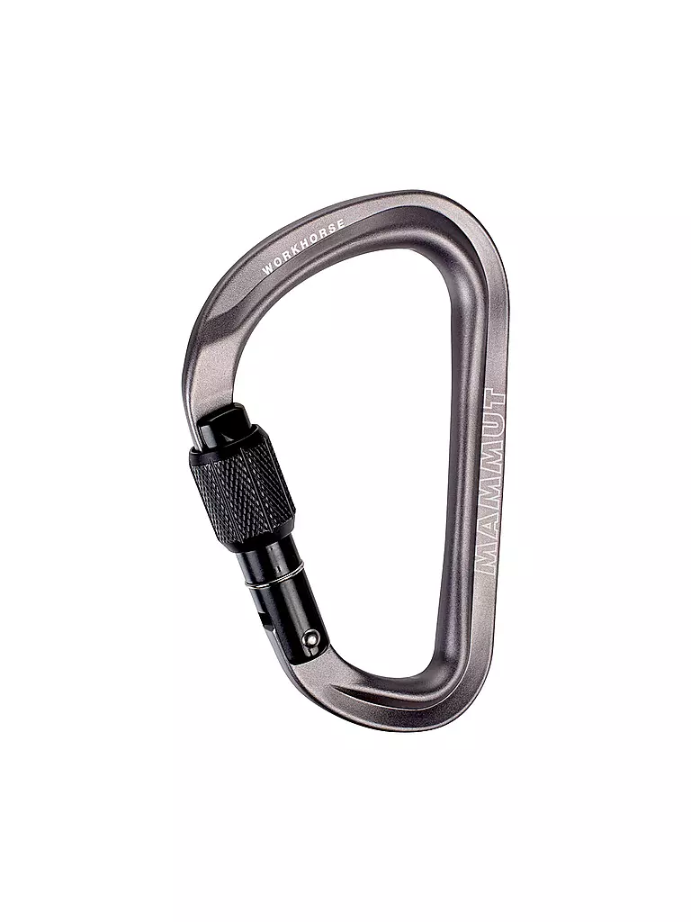 MAMMUT | Karabiner Workhorse HMS Screwgate | Gris