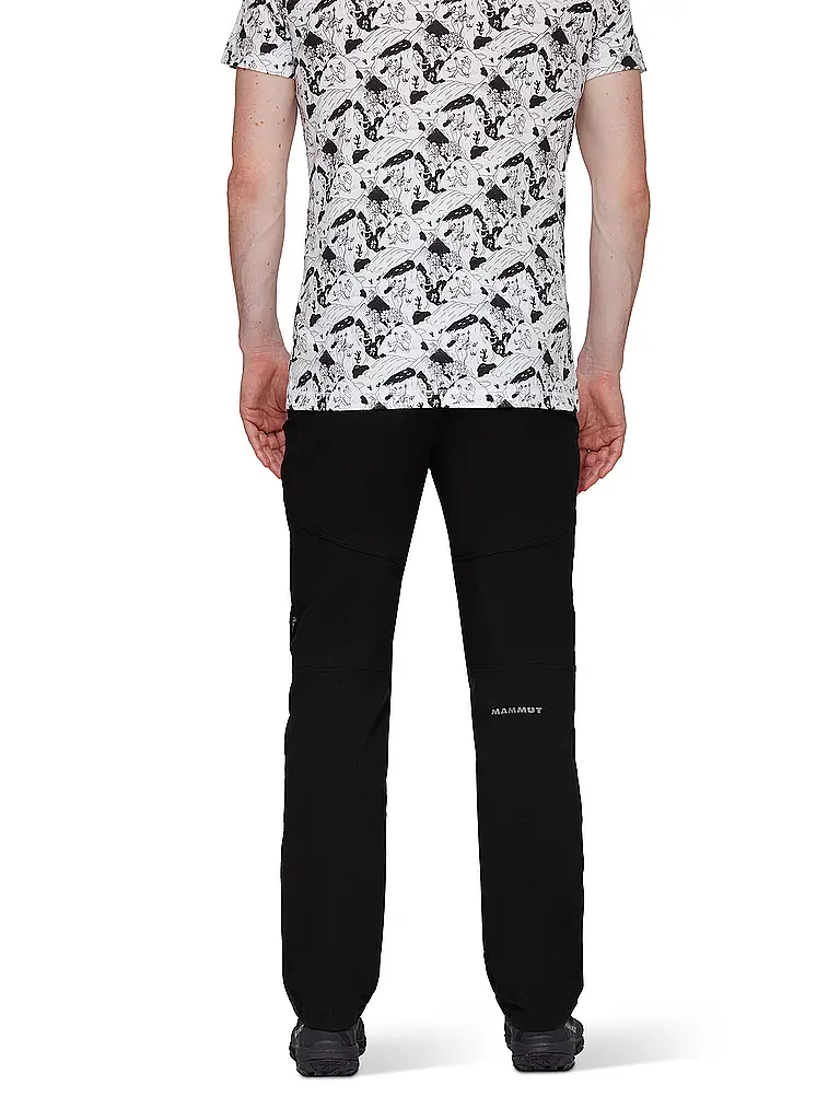 MAMMUT | Pantalón de senderismo híbrido Zinal para hombre | Negro