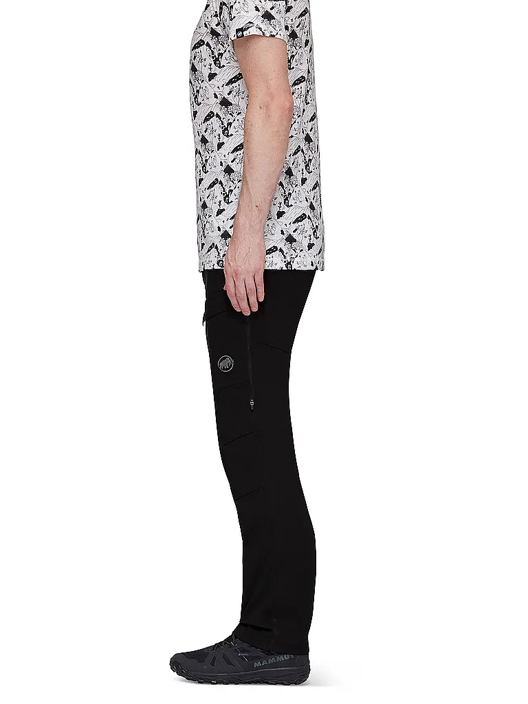 MAMMUT | Pantalón de senderismo híbrido Zinal para hombre | Negro