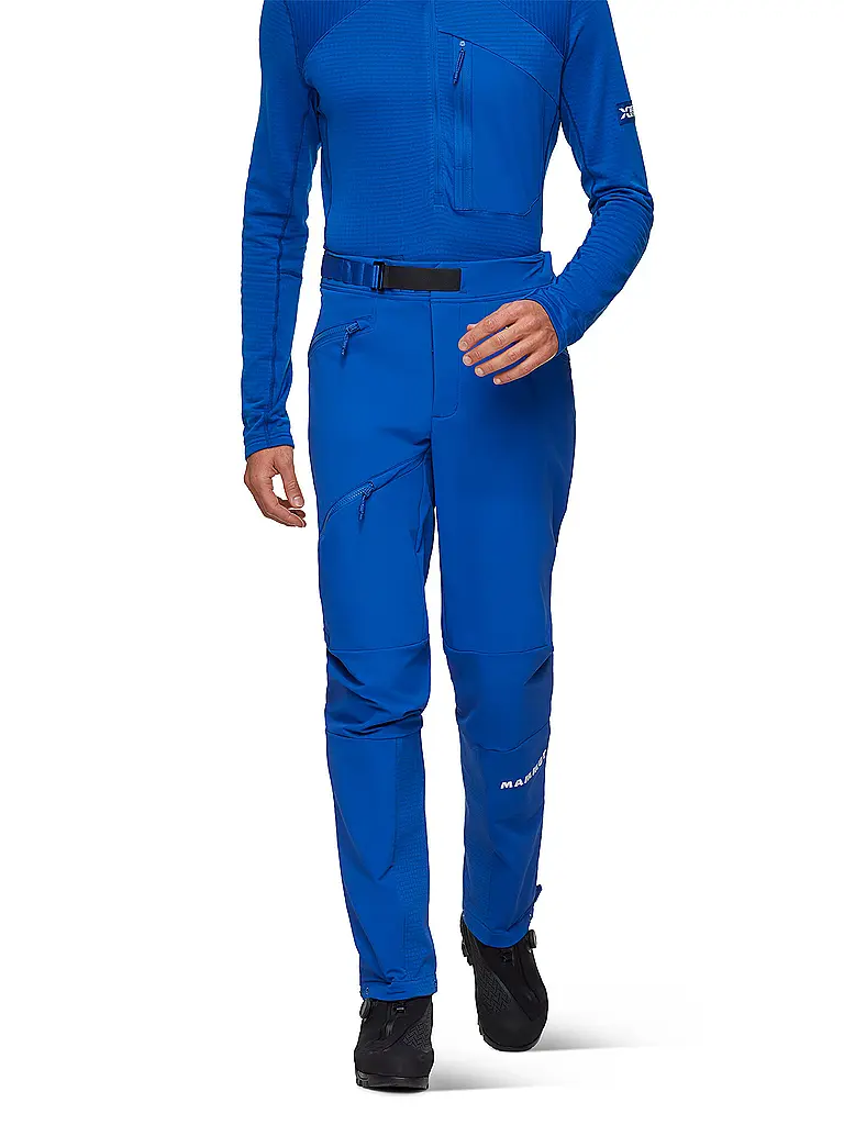 MAMMUT | Pantalón de touring softshell para hombre Eiger Nordwand Advanced | Azul