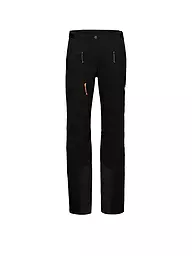 MAMMUT | Pantalón softshell de travesía para mujer Taiss Guide con polaina para nieve | Negro