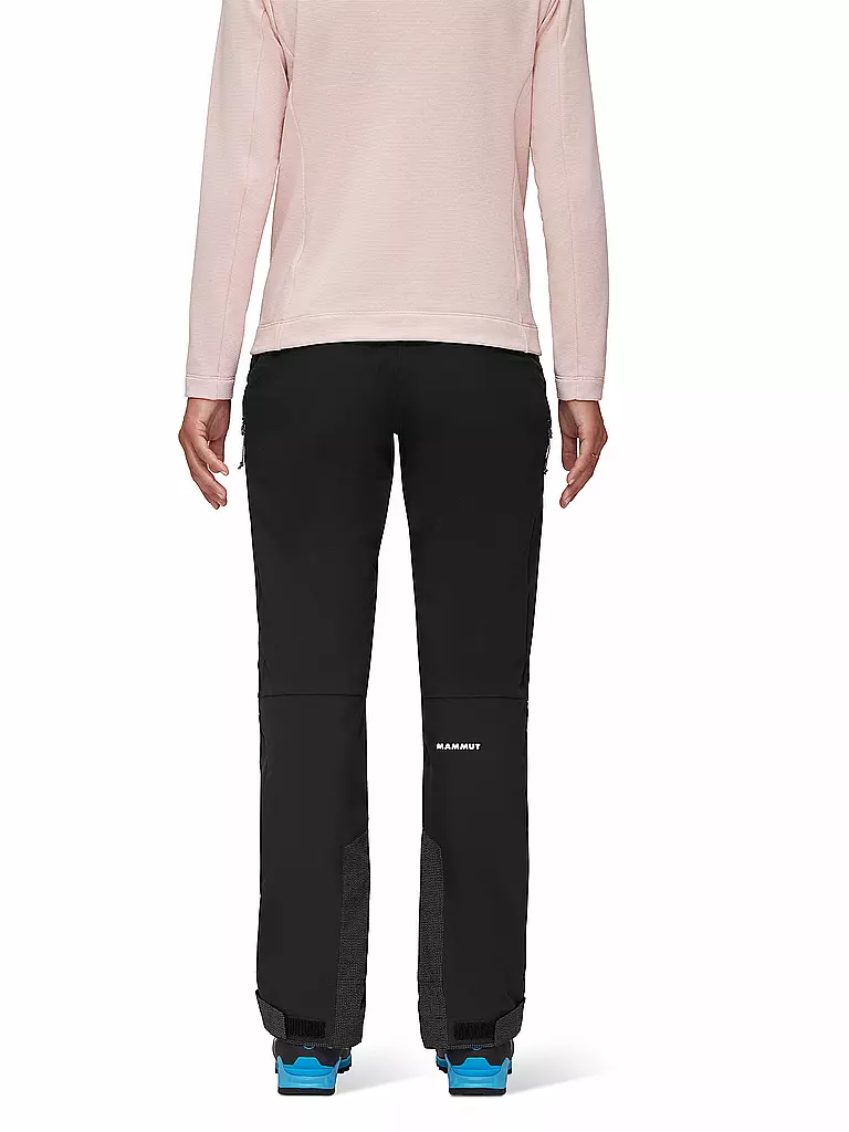 MAMMUT | Pantalón softshell de travesía para mujer Taiss Guide con polaina para nieve |