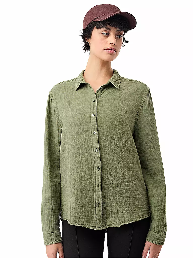 MANDALA | Blusa de yoga Tulum para mujer | Verde oscuro