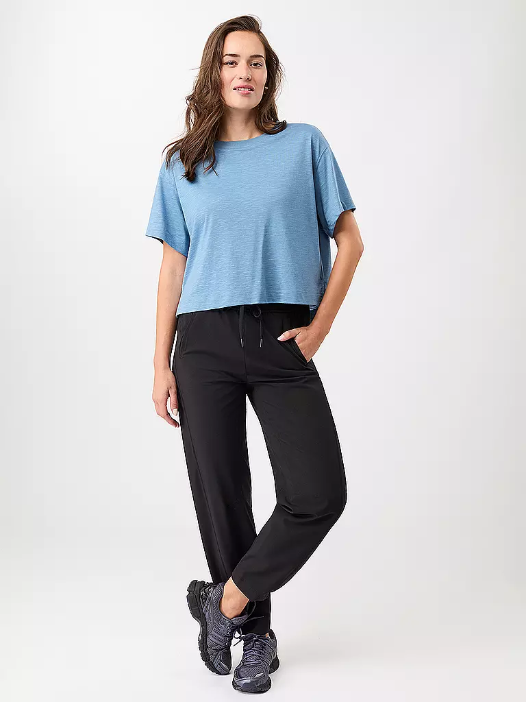 MANDALA | Camiseta Boxy de mujer | Azul claro