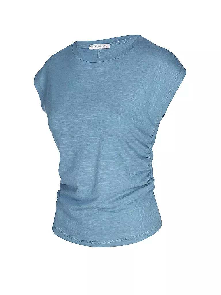 MANDALA | Camiseta de yoga para mujer con volantes laterales |