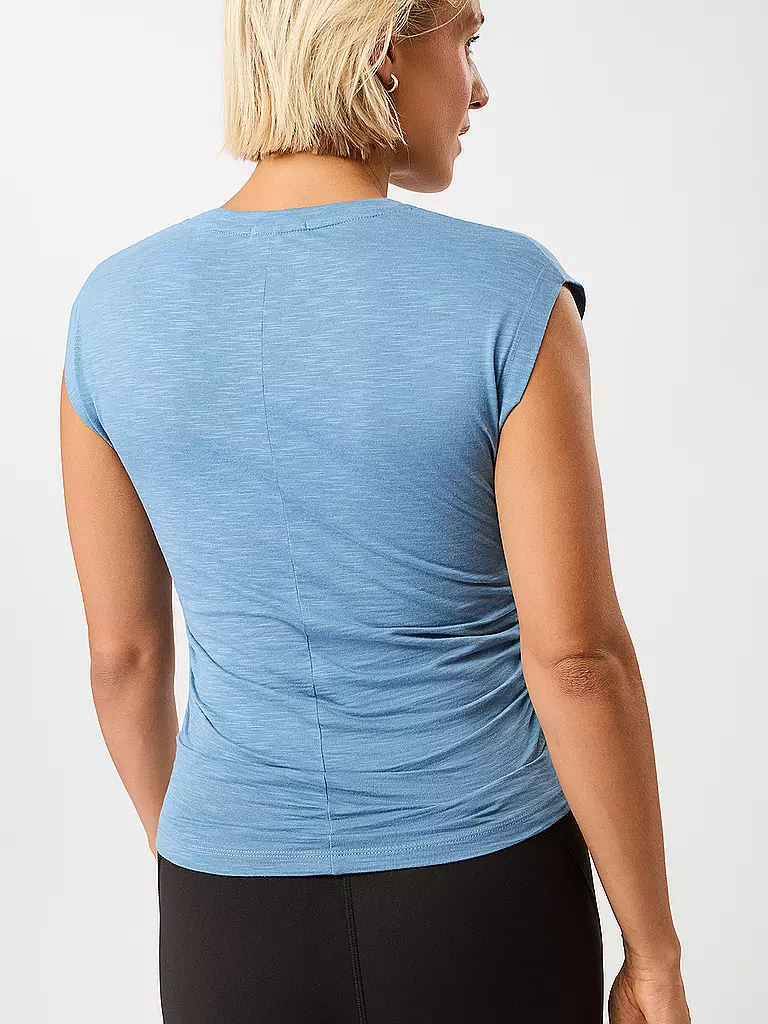 MANDALA | Camiseta de yoga para mujer con volantes laterales |