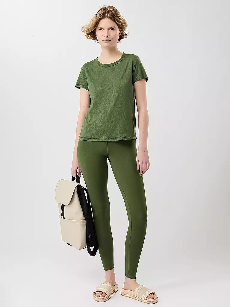 MANDALA | Camiseta de yoga para mujer Rest Recovery | Verde oscuro