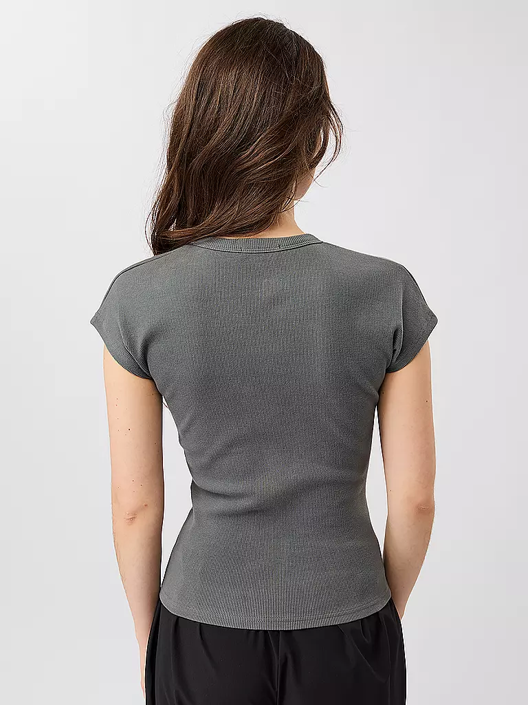 MANDALA | Camiseta de yoga para mujer Slim Fit Ribbed |