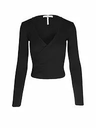 MANDALA | Damen Wickelweste Wrap Claire | Negro