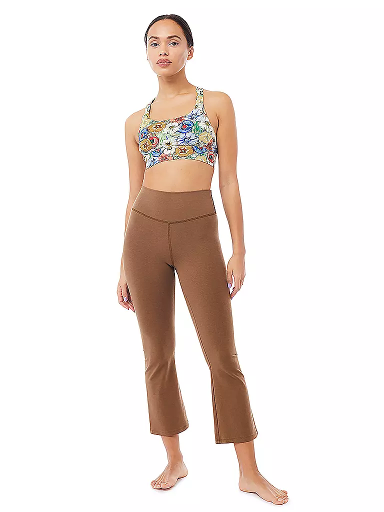 MANDALA | Damen Sport-BH Printed Low Support | Azul claro