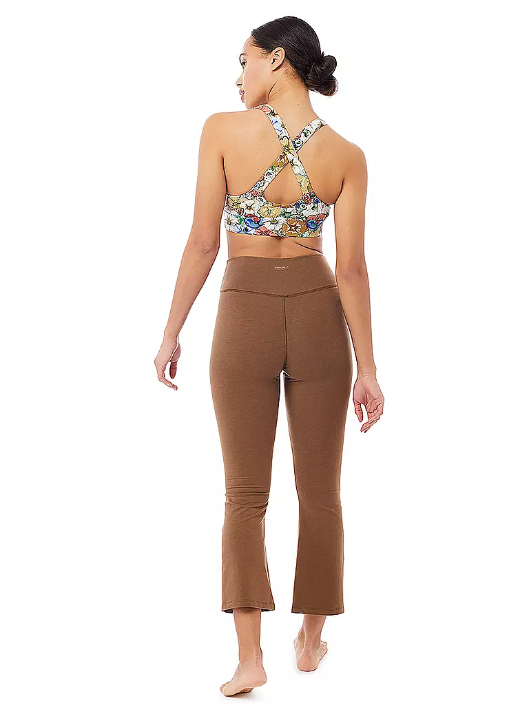 MANDALA | Damen Sport-BH Printed Low Support | Azul claro