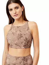 MANDALA | Damen Sport-BH Printed | Marrón