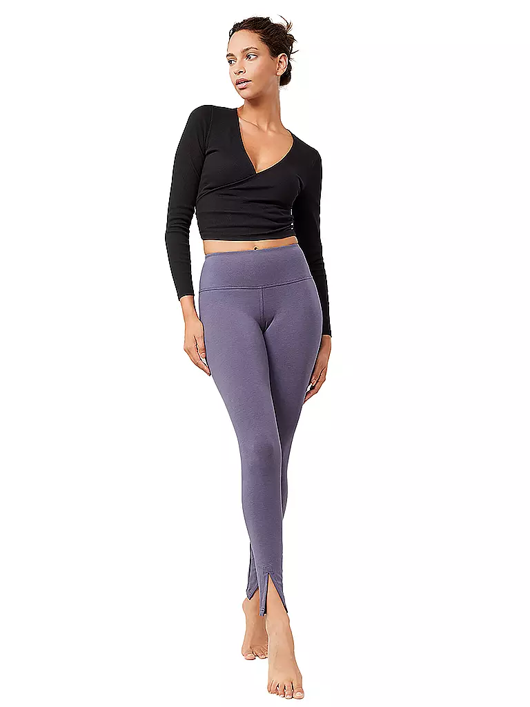 MANDALA | Damen Wickelweste Wrap Claire | Negro