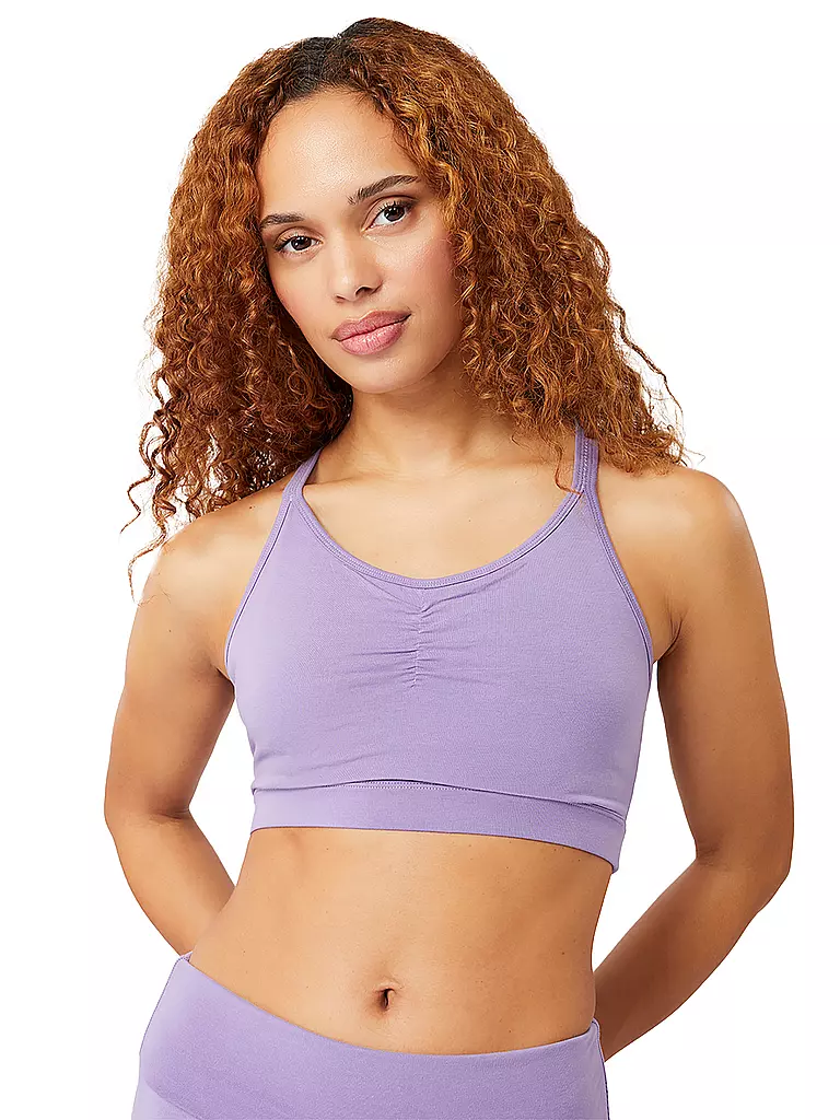 MANDALA | Damen Yoga BH Infinity | Lila