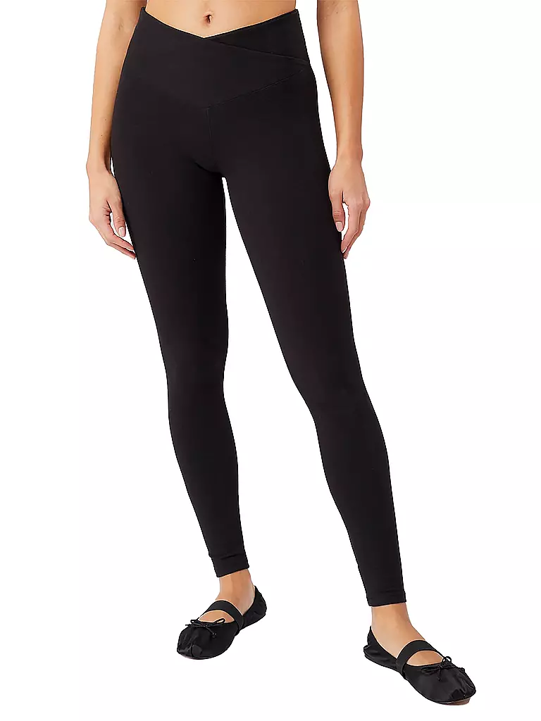 MANDALA | Damen Yoga Hose Classic Rolldown | Negro