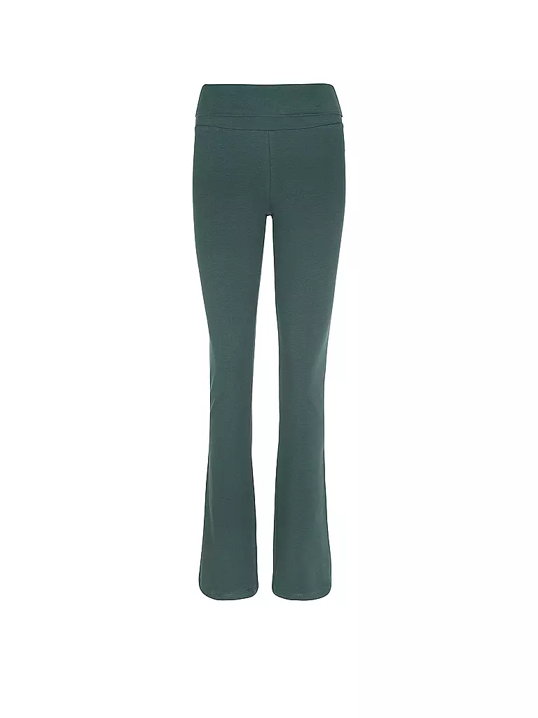 MANDALA | Damen Yoga Hose Classic Rolldown | Verde oscuro