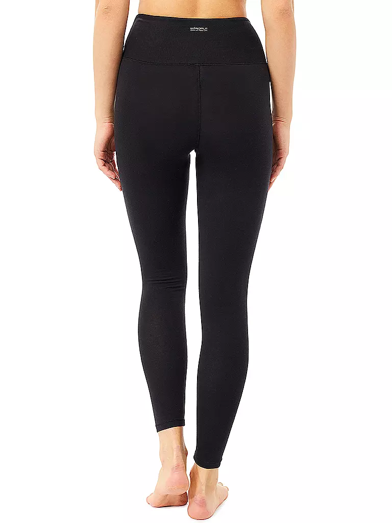MANDALA | Damen Yoga Tight High Rise Wrap | Negro