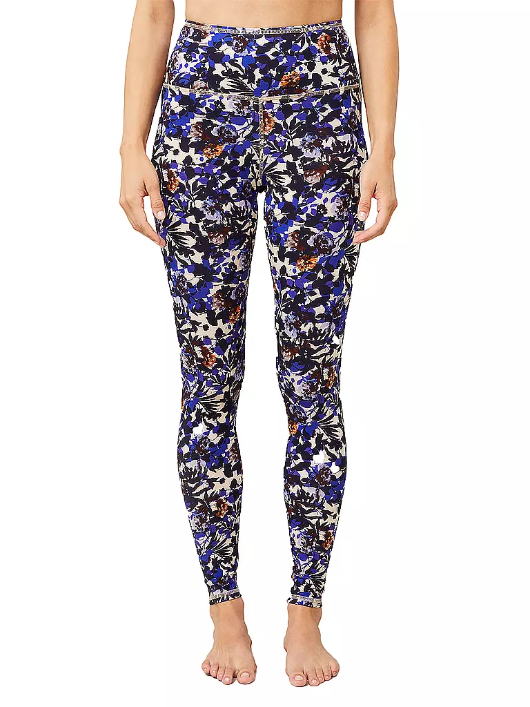 MANDALA | Damen Yoga Tight Printed | Azul oscuro