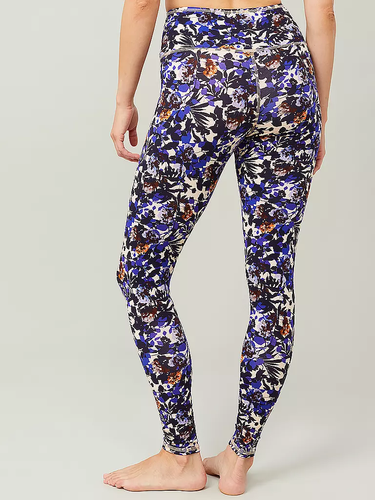 MANDALA | Damen Yoga Tight Printed | Azul oscuro