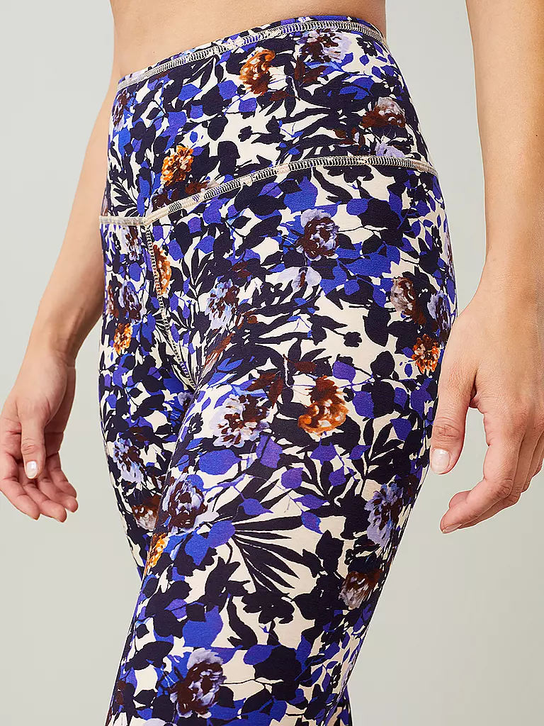 MANDALA | Damen Yoga Tight Printed | Azul oscuro